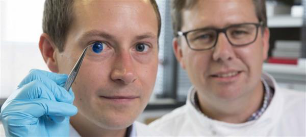 纽卡斯尔大学3D打印人体眼角膜